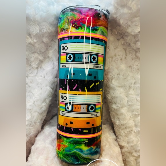 30oz stainless steel tumbler. Hogg brand. Handmade. - Picture 3 of 5